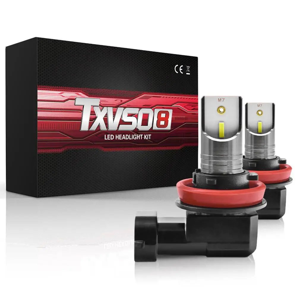 

H8 H11 Универсальный Автомобильный Класс светодиодный Туман головной светильник лампы 110W 6000LM 6000K белый Авто Противотуманные фары Дневные ход...