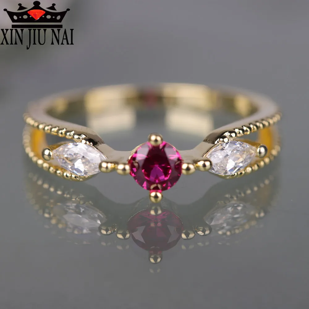 Женское кольцо с цирконом элегантное вечернее ювелирное изделие для принцессы