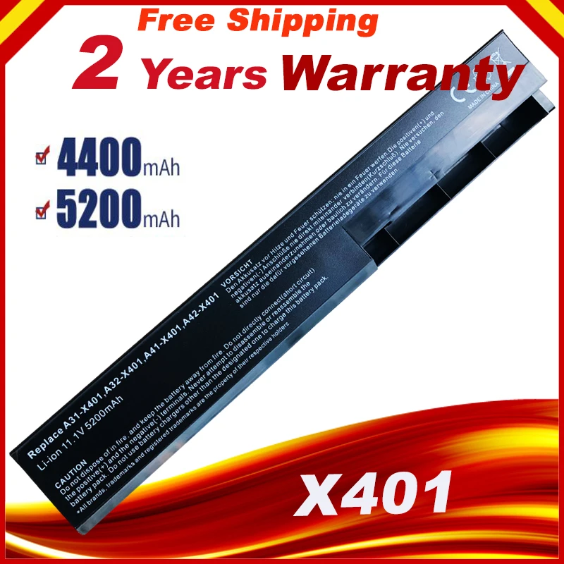 Аккумулятор 11 1 В X501a для Asus A31-X401 A32-X401 A41-X401 X401 X401A X401A1 X401U X501 X501A X501A1 X501U быстрая