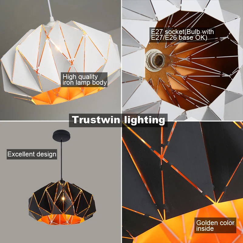 Европейская Асимметричная железная светодиодная люстра подвесной светильник
