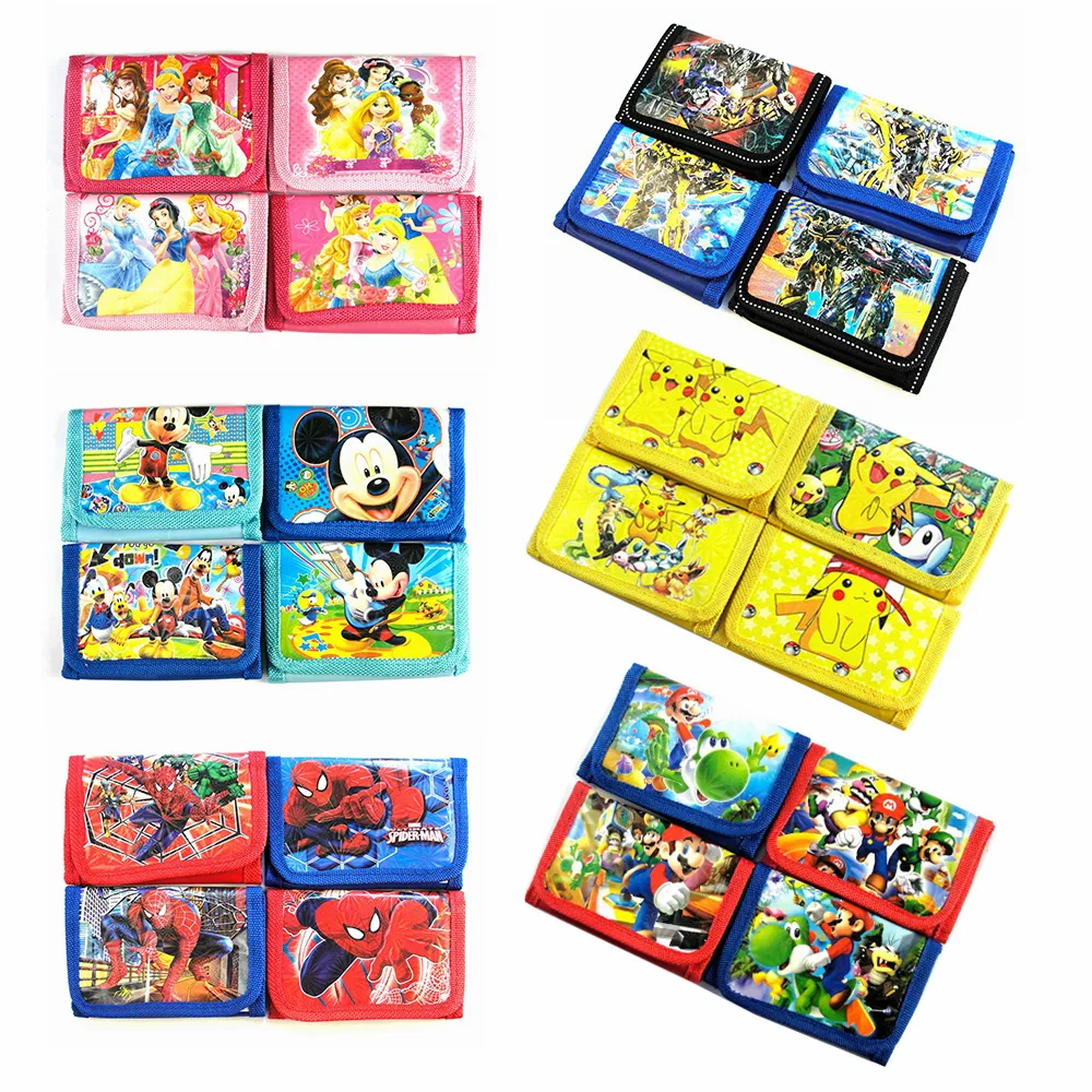 12 шт. классические сумочки трансформеры сумка для денег монет детские кошельки