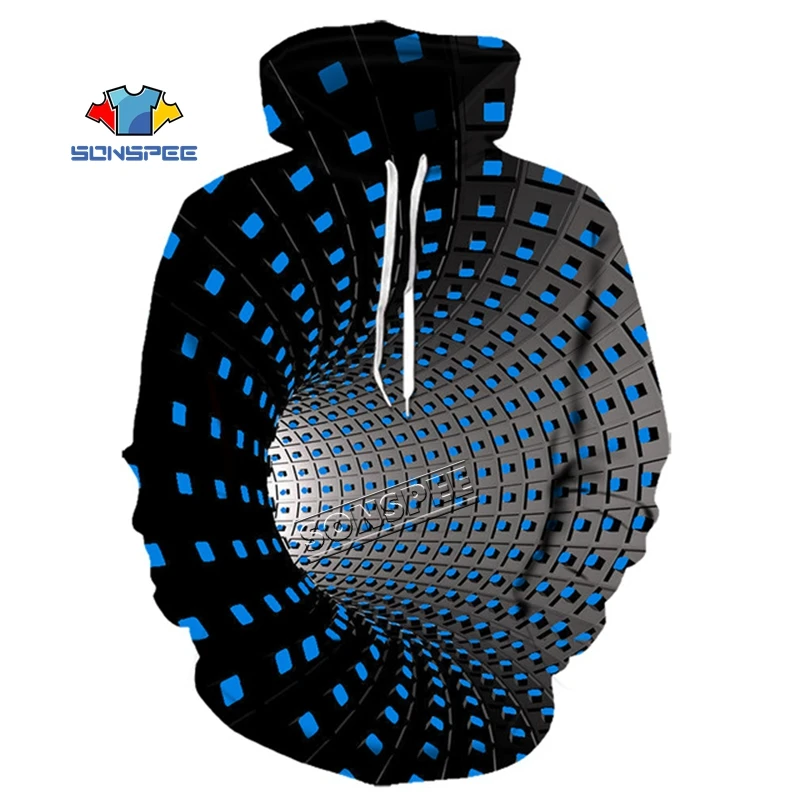 SONSPEE/новый стиль 3D толстовки для мужчин/женщин цветные psychedelic 3d принт мужские Поп