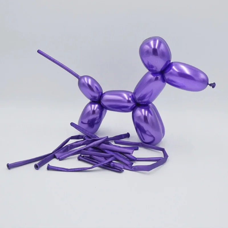 

10/20pcs Magic Long Balloons Glossy Metal Pearl 260 Latex Ballon Kit Animal Making Chrome Globos Birthday Party Decor Supplies