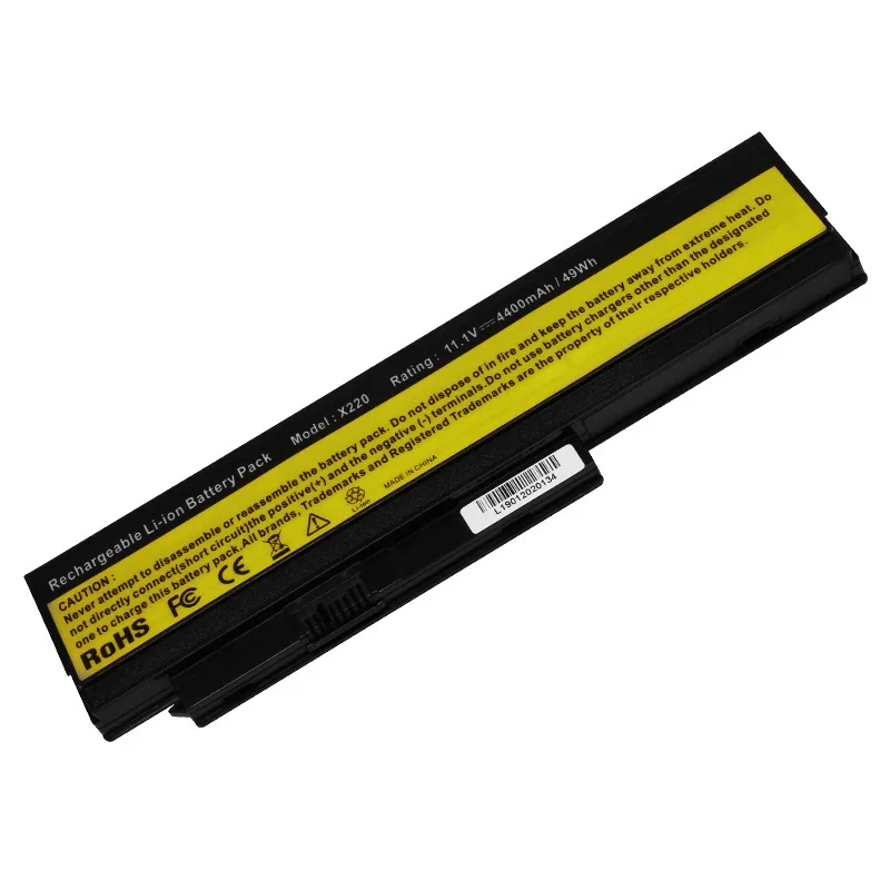 Аккумулятор ApexWay 4400 мАч для Lenovo ThinkPad X220 X220i X220s 42T4901 42T4902 42Y4940 42Y4868 42T4873 42Y4874 42T4863