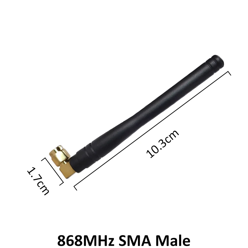 GRANDWISDOM 5pcs 868mhz antenna 3dbi sma male 915mhz lora antene pbx iot module lorawan signal receiver antena