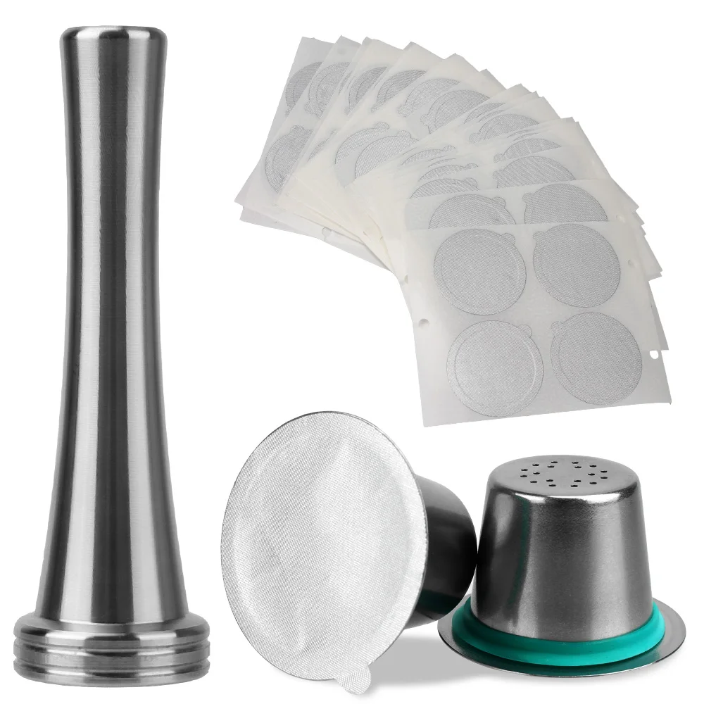 Многоразовые фильтрующие стручки для кофе Nespresso из нержавеющей стали кофейные