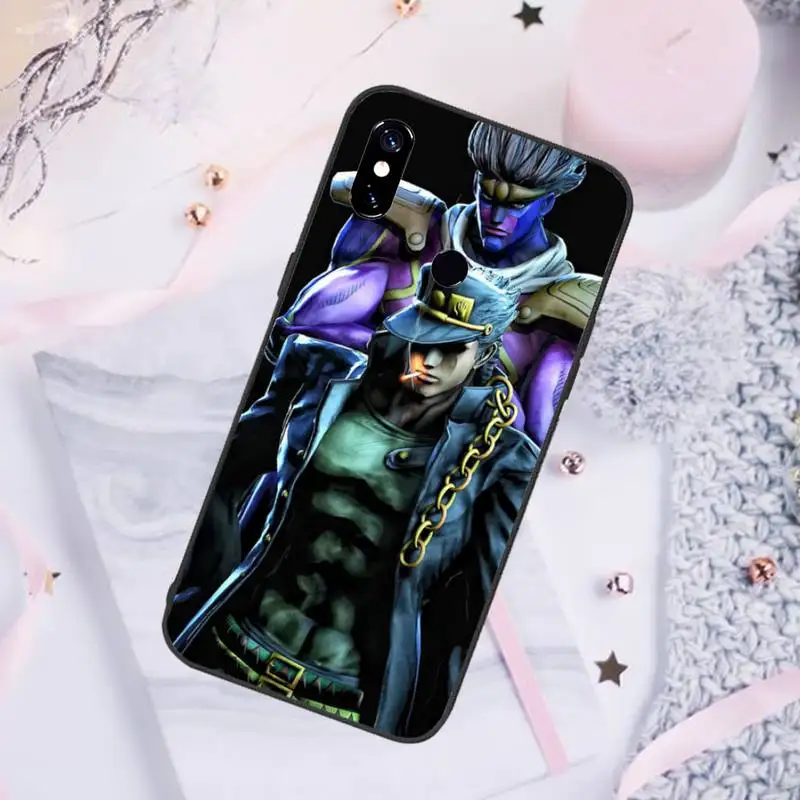 

Jotaro Kujo Jojo's Bizarre Adventure Phone Case For Xiaomi Redmi note 7 8 9 pro 8T 9S Mi Note 10 Lite pro