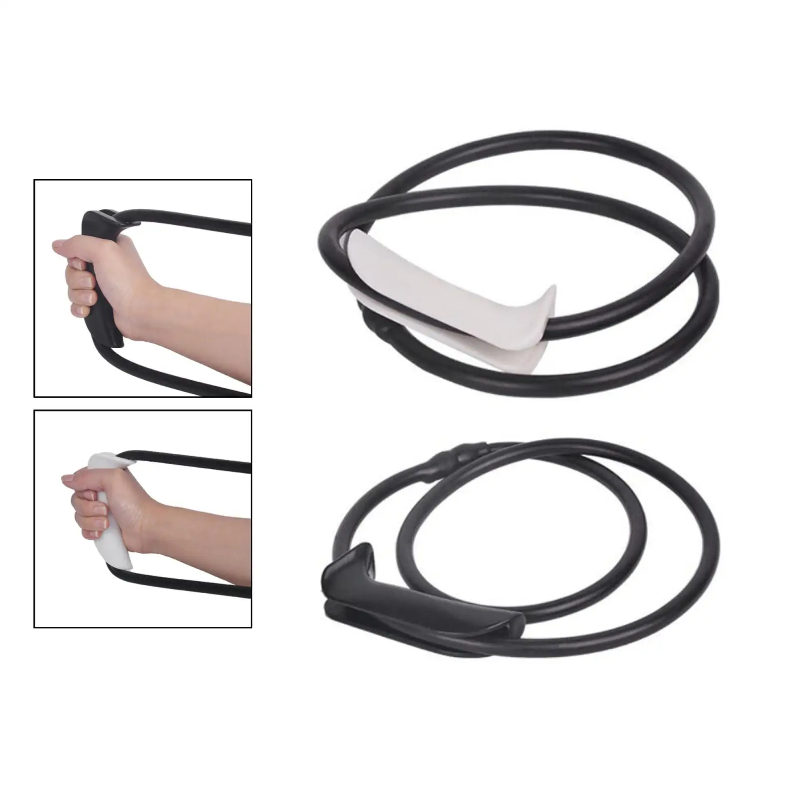 

Rubber Bow Trainer Arm Workout Workout Shooting Resistance Band Puller Grip