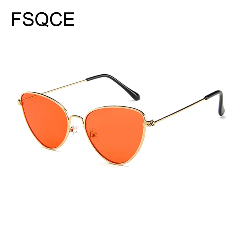 Солнцезащитные очки кошачий глаз женские винтажные брендовые дизайнерские