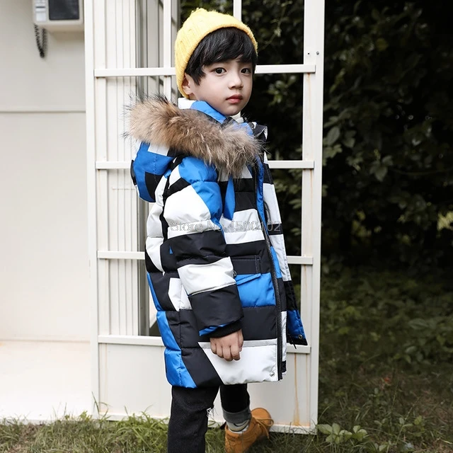 2019 зимнее пуховое пальто на утином пуху для мальчиков и девочек детские теплые