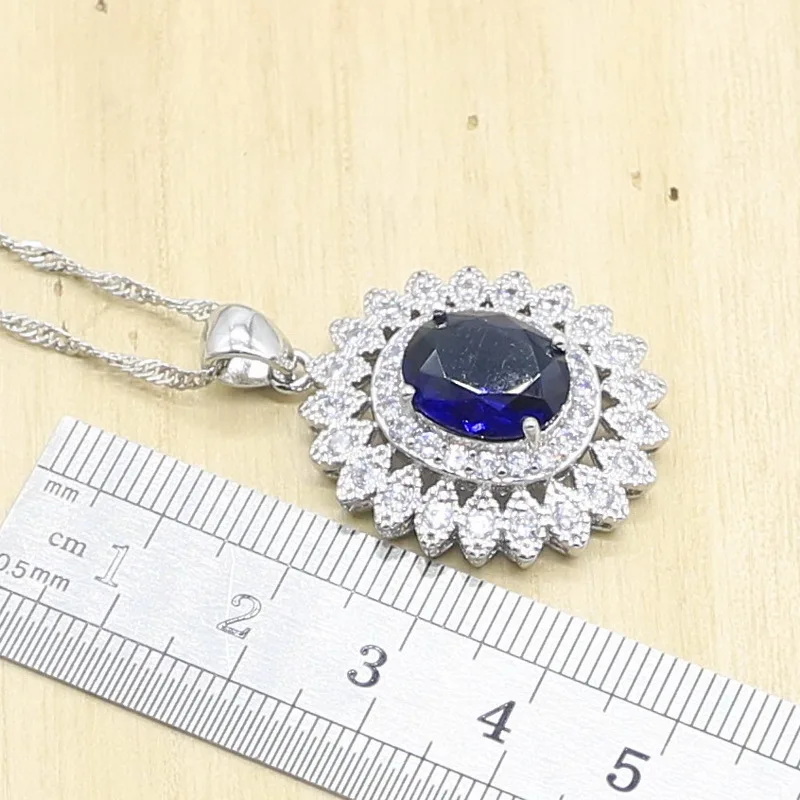 Комплект из колье серёг кольца и браслета серебра 925 пробы | Украшения аксессуары