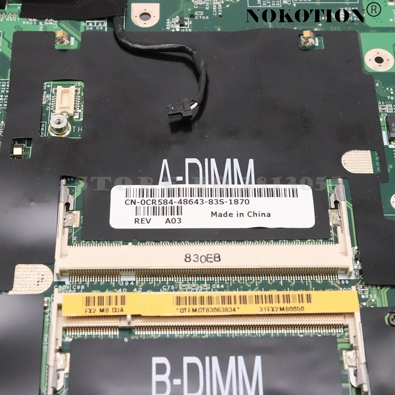 NOKOTION CN 0UW953 UW953 для Dell inspiron 1501 материнская плата DDR2 Socket S1 ddr2 Бесплатный ЦП|ddr2 socket|15