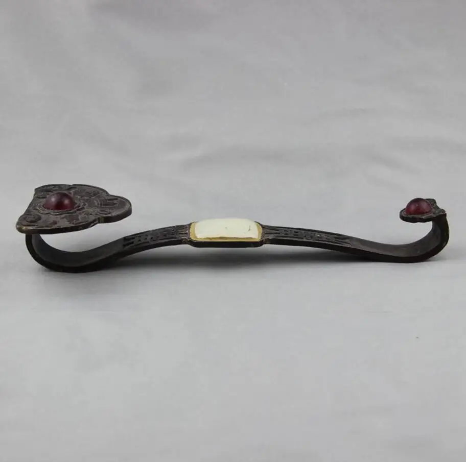 Коллекция медных статуэток антиквариат ремесла старая латунь инкрустированная