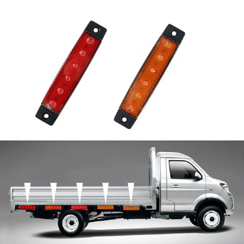 

LED Trailer Side Marker Lights Sealed Indicators Clearance Lamps 12V for Trucks Bus Trailer UTV SUV Pickup Camper