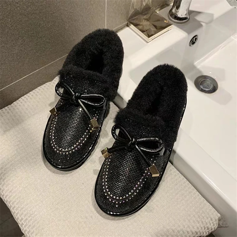 Короткая Труба зимние ботинки для женщин коллекция 2019 года Сезон Зима Новинка