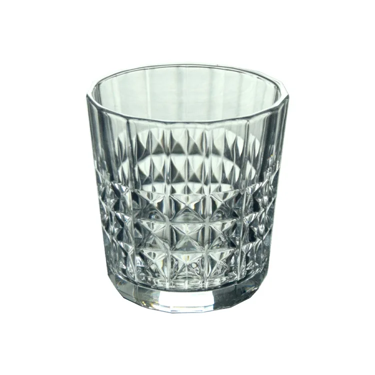 

2 Pcs/slot classical transparent fashion whiskey wine glass party pub wine drinking glass cups 0831-22