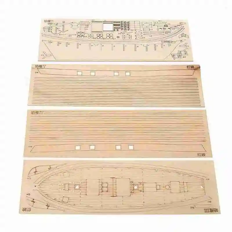 Деревянная 3D модель парусника 1:100 ручная сборка деревянная художественная
