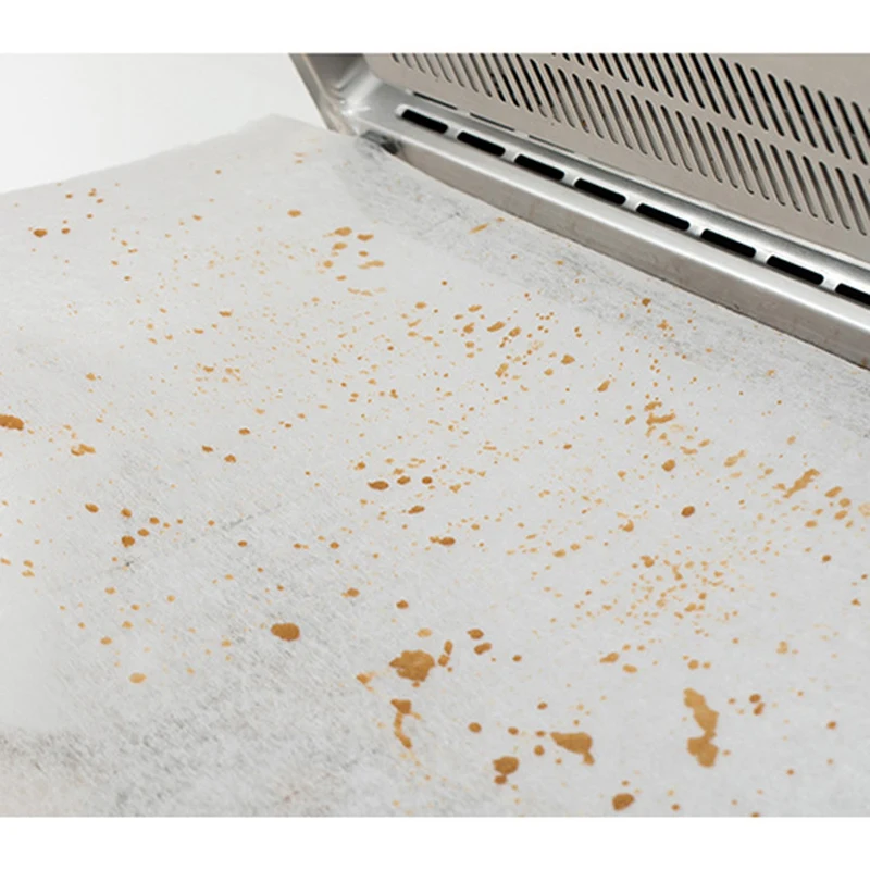 Очистка кухонных принадлежностей поглощение нетканого масла фильтр сетка