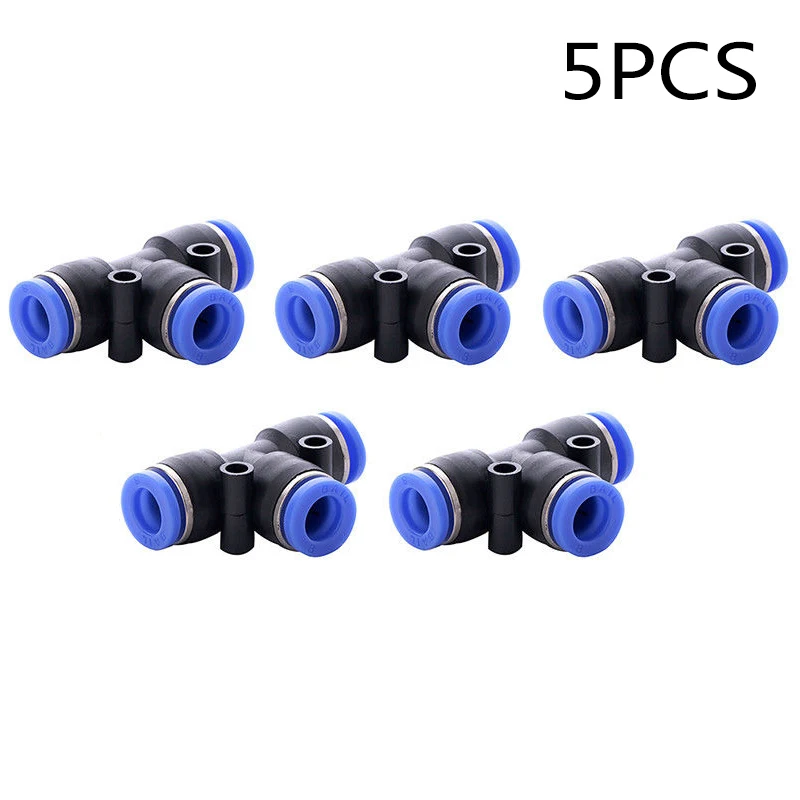 3/5/10 шт 3-х полосная тройник союз соединительная трубка в одно касание пуш-ап