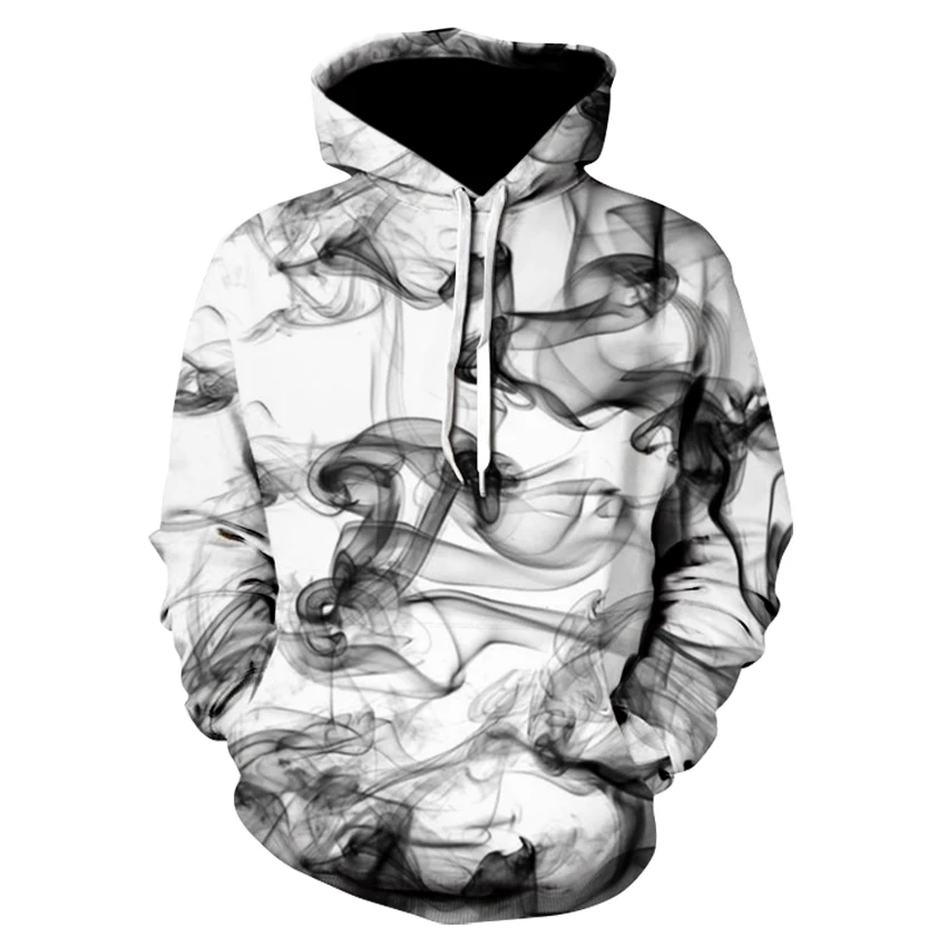 Мужские/женские толстовки с капюшоном и принтом 3D на осень/зиму | Мужская одежда