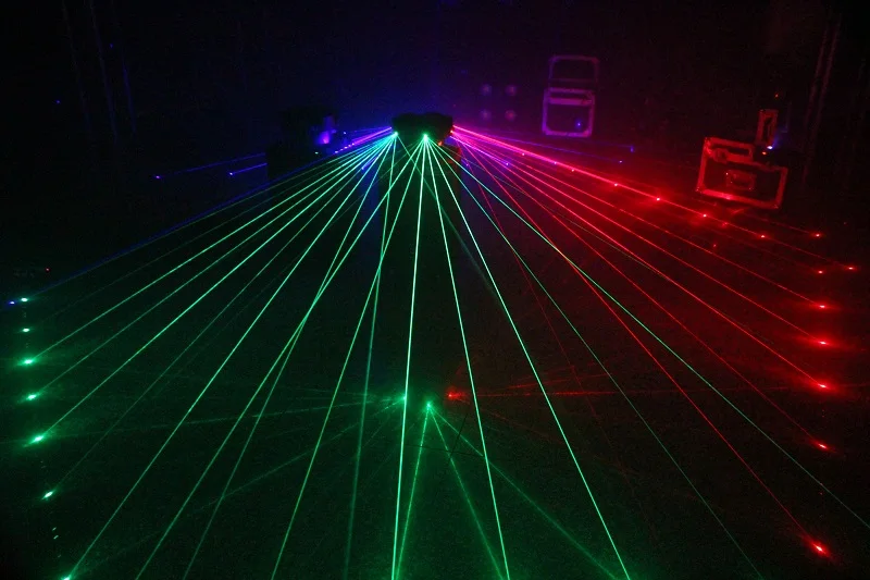 floral laser Новая модель полноцветный 6 головок умный луч лазерный движущаяся головка светильник для ночного клуба события шоу - Цвет: floral laser