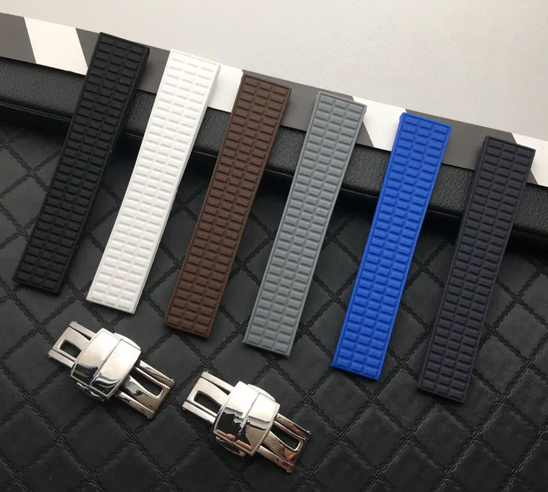 Элитный бренд 18 мм ремешок резиновый силиконовый чехол бампер с Ремешок для