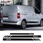 1 компл. Автомобильные двусторонние дверные наклейки спортивные полосы Стайлинг Auo Body Tails Декор виниловые наклейки для Peugeot Expert внешние аксессуары