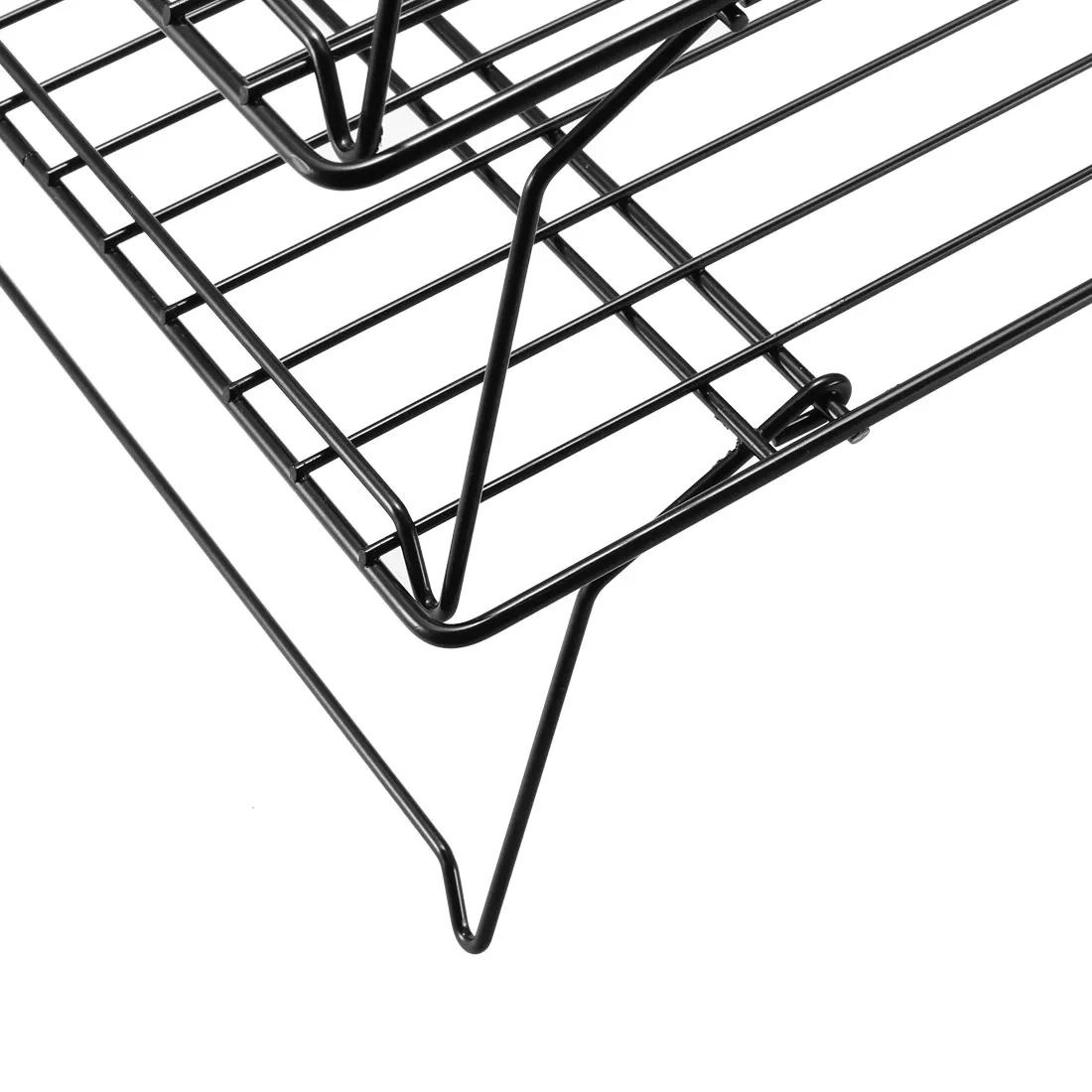 

uxcell Cooling Rack Set Carbon Steel 3-Tier Stackable Rack for Baking Cooking Grilling