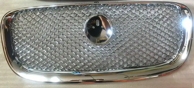 High quality Car Carbon fiber Mesh Grille Trim Racing Grills Fits For Jaguar xf XF 2008 2009 2010 2012 2013 2014 2015 2016 2017 |
