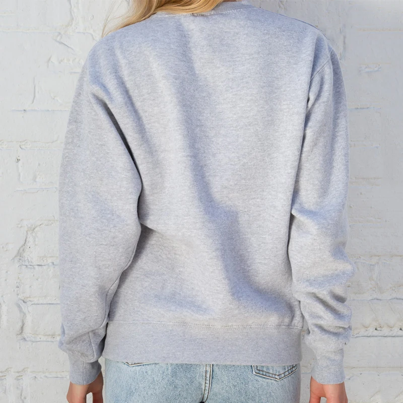 

100%Cotton Gray France Vintage Letter Printing Sweatshirt Women 2020 Autumn Fashion Pullovers Plus Size Hoodies Women Streetwear