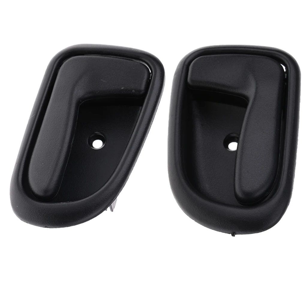 

2pcs Passenger Interior Door Handle Metal And Plastic For Toyota