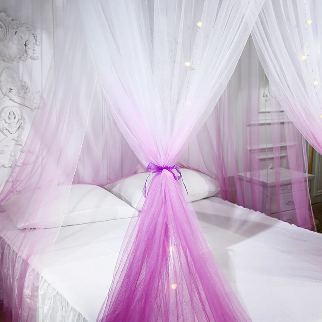 Новое поступление москитная сетка трехдверная антинасекомые кровать навес