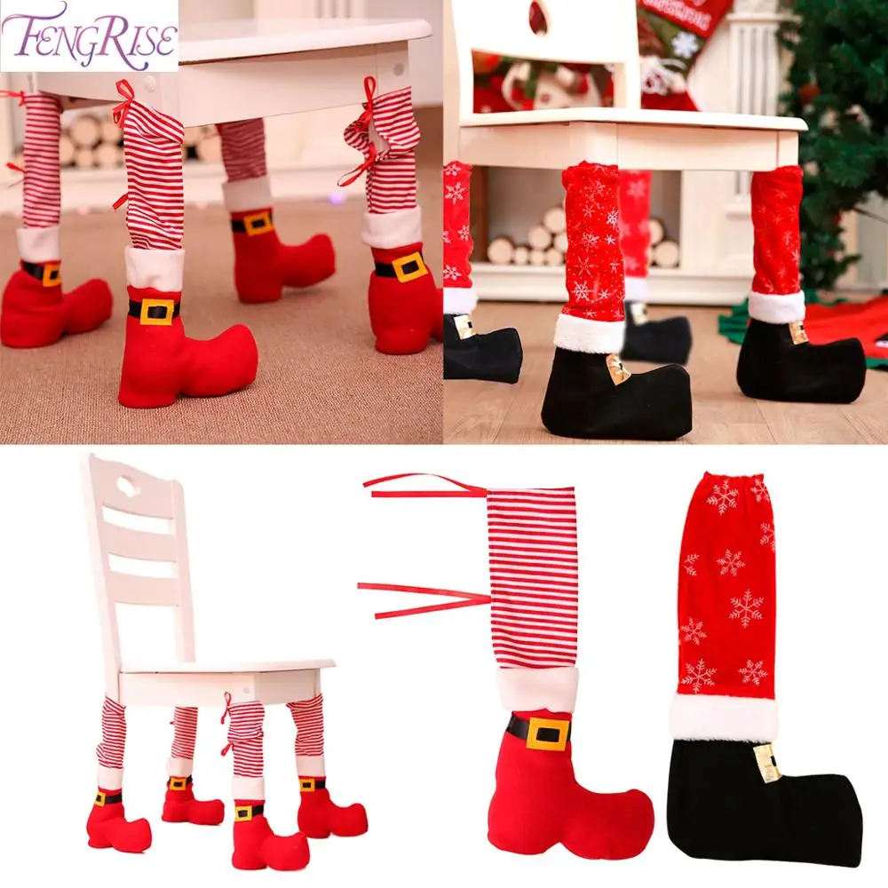 1 шт. Рождественский чехол для ножки стула декор стола Noel Navidad Рождественское украшение для дома Рождественские подарки Рождество год