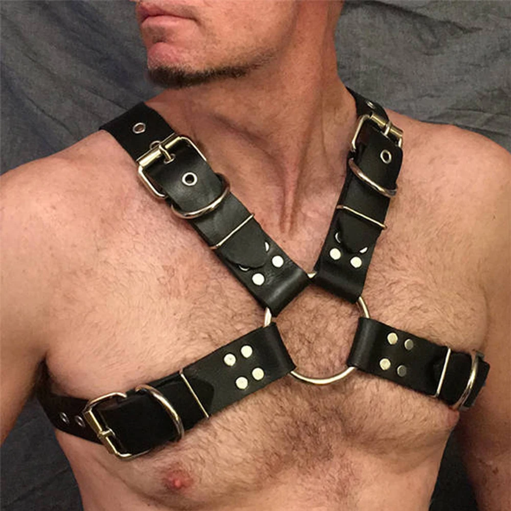 Жгут для мужчин s бондаж гей панк кожаный жгут для мужчин тело грудь плечо Половина жгут ремень Фетиш гей БДСМ Связывание клуб прекрасный Xun