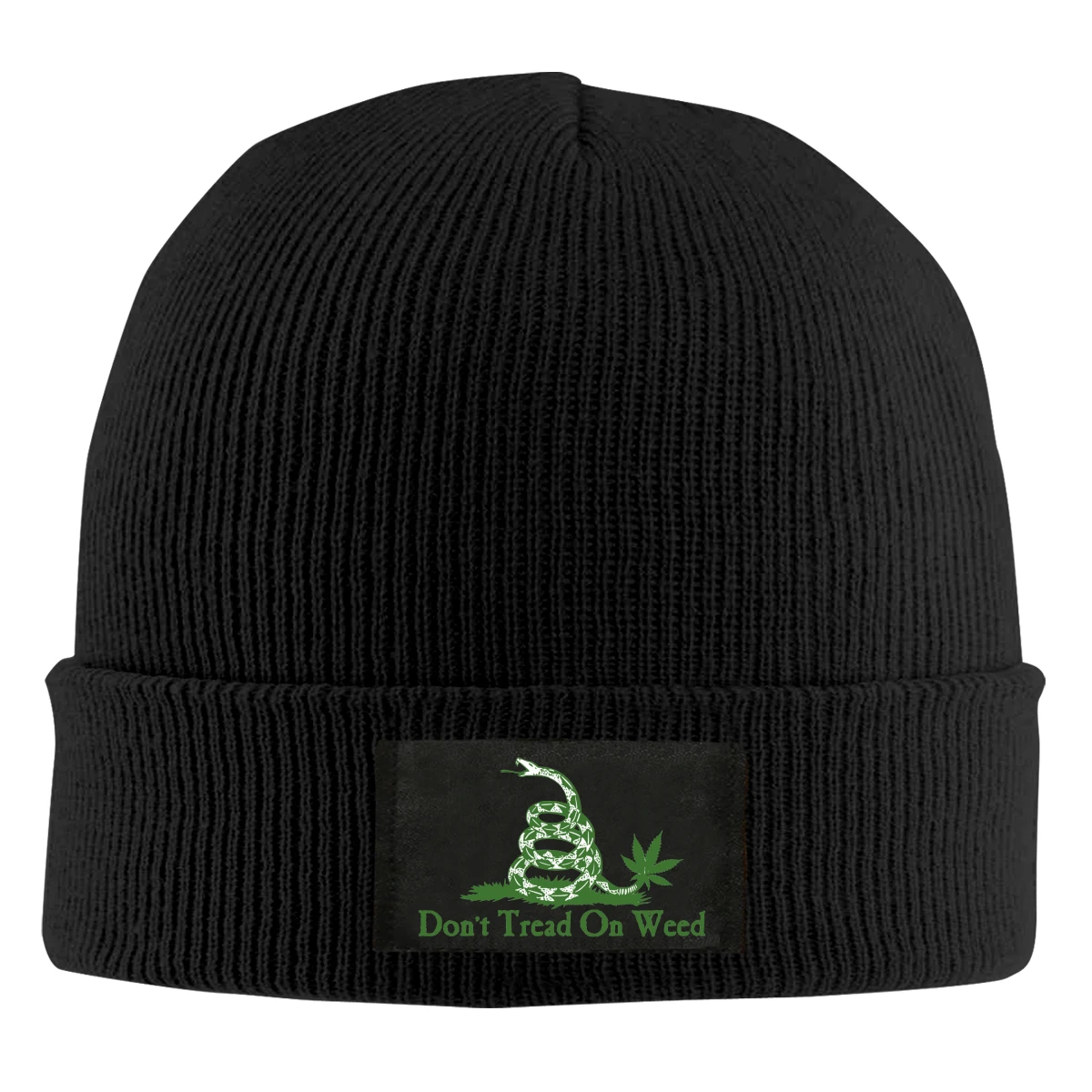 Желтая шапка Gadsden Dont Take On Weed Black Beanie Мужская Женская Зимняя Теплая Лыжная кепка