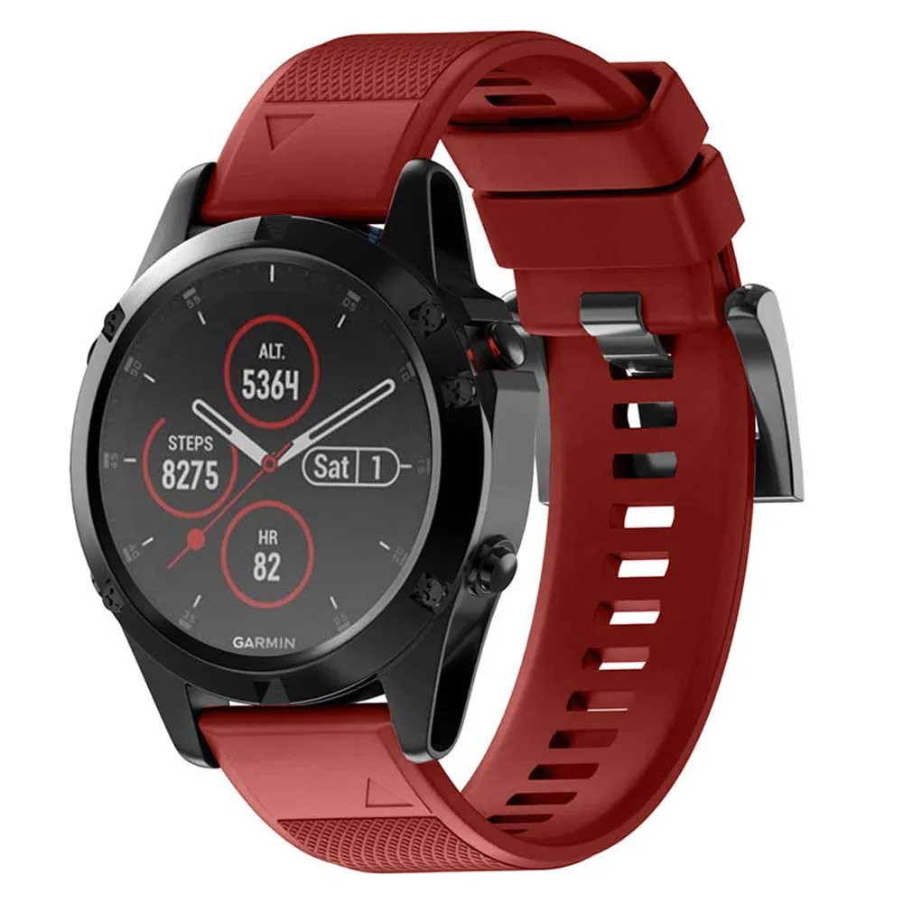 Ремешок 20 мм для наручных часов Garmin Fenix 5S/5S Plus/Fenix 6S Pro быстросъемный силиконовый