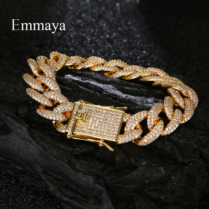 EMMAYA Новый Модный женский браслет с нежным кубическим цирконием два цвета выбор в