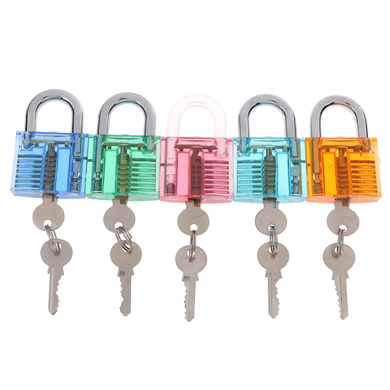 Прозрачный видимый выбор практический замок для замка с сломанным крюком