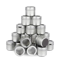 magnetic spice tins stainless steel spice jar set with stickers pepper shakers salt pepper set seasoning sprays