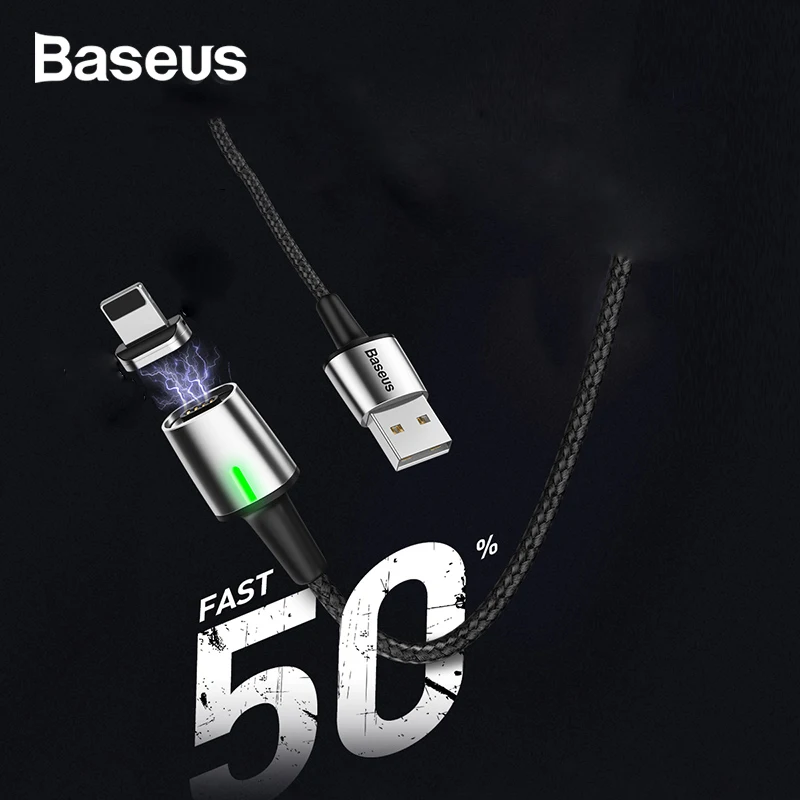 Магнитный кабель Baseus, Micro usb type-C, кабель для iPhone, huawei, Xiaomi, быстрая зарядка, магнитное зарядное устройство, USB C, для huawei P20