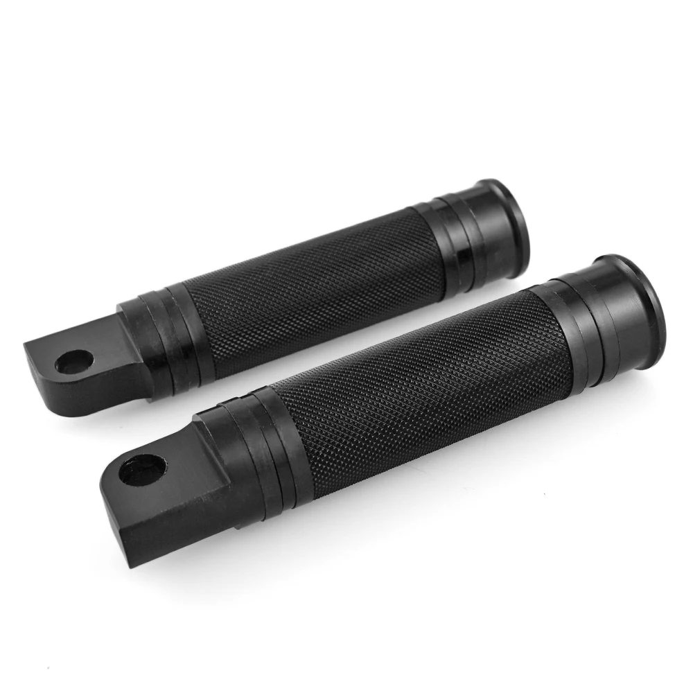 1Pair Black Motorcycle Foot Pegs Rider Rear Front Pedal Footrest For Harley Touring Sportster 883 1200 XL Softail Dyna Low | Автомобили и