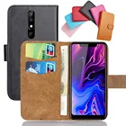 Чехол BQ 5732L Aurora SE, 5,86 дюйма, 6 цветов, эксклюзивный флип-чехол из мягкой кожи Crazy Horse для телефона, чехол-подставка, бумажник для кредитных карт