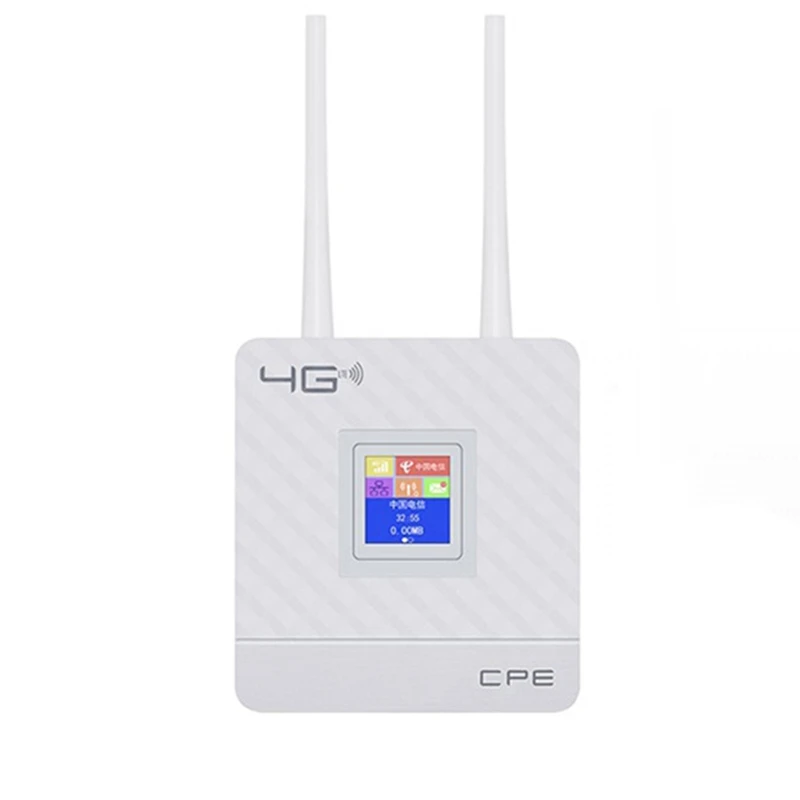 

CPE903 Lte Home 3G 4G 2 External Antennas Wifi Modem CPE Wireless Router with RJ45 Port and Sim Card Slot EU Plug