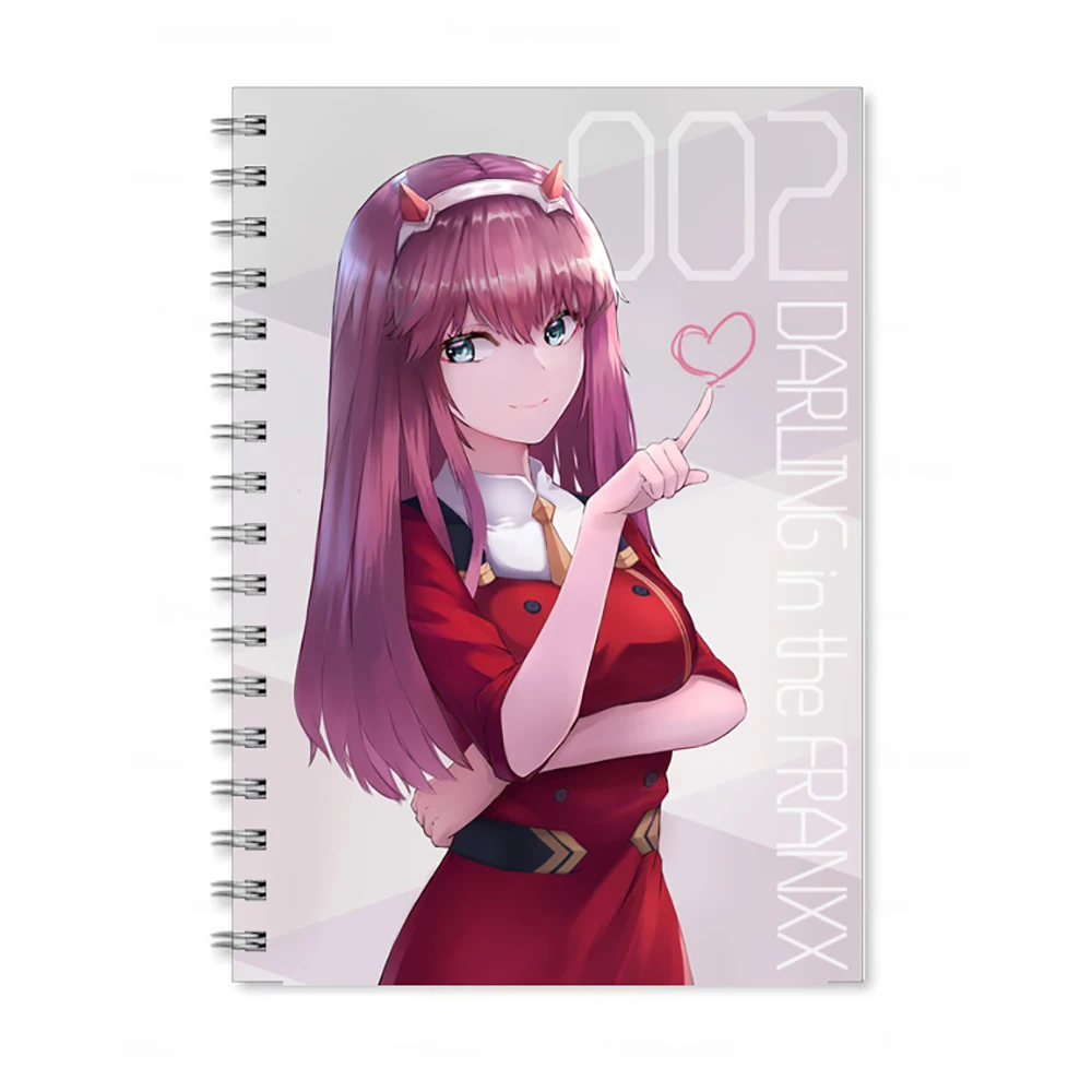 Скетчбук аниме Darling in the franxx Милый во франксе любимый франсе тетрадь для рисования