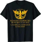 Футболка с надписью Lasting Charm Roman Empero of Bt To Wot Marcus Aurelius. Летняя мужская футболка Cato O-ne Sho Mouwen