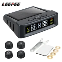 solar tpms tire pressure monitoring system car tyre pressure monitor externalbuilt in with 4 external sensor tire accessories