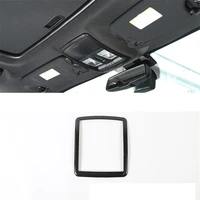 Carbon Fiber Car Interior Reading Light Panel Trim Cover Sticker Frame For Dodge Challenger 2010 - 2019