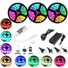 Умная Светодиодная лента rgb с Wi-Fi, 15 м, 10 м, 5 м, водонепроницаемая светодиодная лента 5050, работает с alexa и google, домашний вечерний музыкальный светильник, 12 В, светодиодная лента