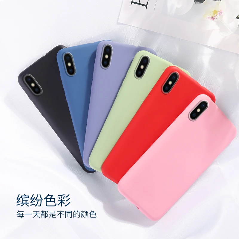 For iPhone 12 Pro Max Case Shockproof Candy Color Bumper Phone Case For  iPhone 12 Mini Case For iPhone 12 Pro XR XS Max SE 2020