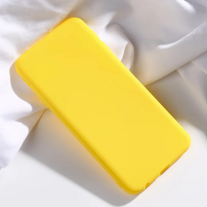 Yellow Яркий Чехол для Xiao mi Red mi Note 7 6 5 K20 8 Pro чехол s Red mi 7A 6A 5A Prime Go Plus S2 Xio mi A3 9T 9 8 SE Lite силиконовый чехол - Цвет: Yellow